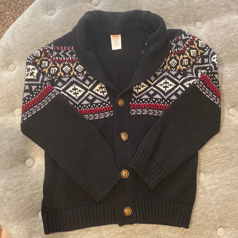 Gymboree Boys M(7/8) Cardigan Sweater